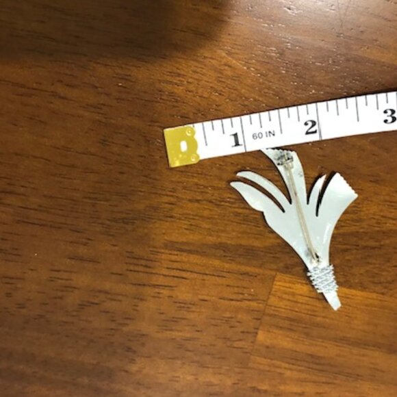 Vintage Silver Tone Germany Brooch Pin. - Picture 8 of 9